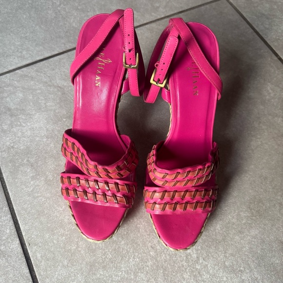 Cole Haan Pink Strappy Heels - size 8 - Picture 3 of 8